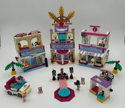 LEGO FRIENDS: Heartlake Shopping Mall (41058) w manuals, no box, missing 3  - Image 1 of 4