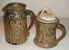 Great Collectible 60s Studio 3 piece Pottery Set, signed [Y7-W7-A8]