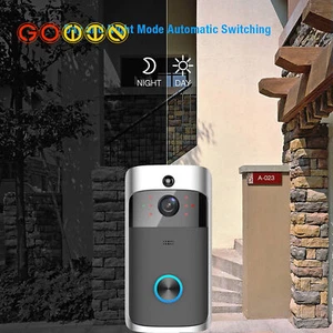 Timbre Inteligente Inalámbrico Cámara WiFi Control Remoto Video Seguridad para el Hogar Timbre Teléfono - Imagen 1 de 16