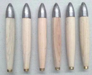 6" Unrigged Zedernstecker 6 Stück natürliche Angel Trolling Köder - Bild 1 von 1