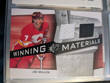 2008-09 SPX WINNING MATERIALS JOE MULLEN DUAL JERSEYS 2 COLORS CALGARY FLAMES