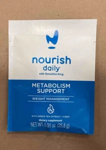 25 Packs Nourish Daily By Smoothie King Metabolism ~ Support Weight Management - Picture 1 of 4