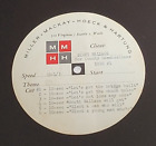 Advertising 12" Record Disc #1 SCOTT WALLACE King County COMMISSIONER Audiodisc