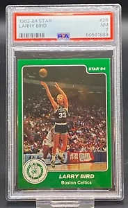 1983-84 STAR LARRY BIRD CELTICS GRADED PSA 7 - Picture 1 of 2