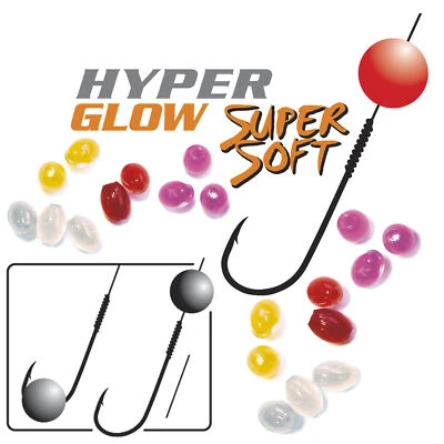 ATTRATTORI PESCA HYPER GLOW SURF BEADS TRABUCCO FLOTTER AMI ESA DAMA PALLINE