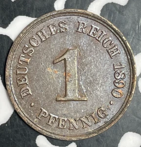 1890-A Germany 1 Pfennig Lot#T3375 Nice! - Picture 1 of 2