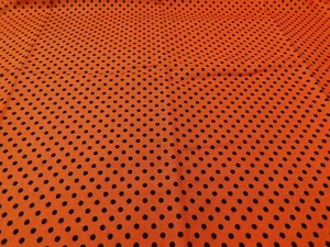 Halloween Cotton Fabric - Pokka Dots - 1 yard - H-328-J - Picture 1 of 4