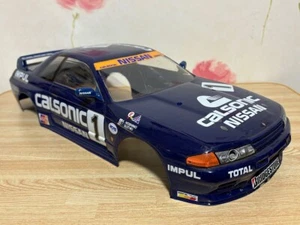 TAMIYA 1/10 NISSAN SKYLINE CALSONIC RACING GT-R R32 Body only F/S - Picture 1 of 6