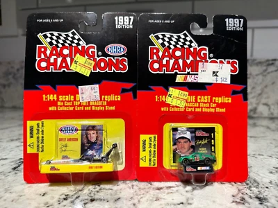 RACING CHAMPIONS Shelly Anderson & Bobby Labonte 1997 1:144 Diecast Drag Cars Foto 1 de 4