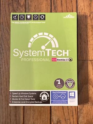 Summitsoft SystemTech Professional  plus Backup ST New Sealed! - Image 1 of 3