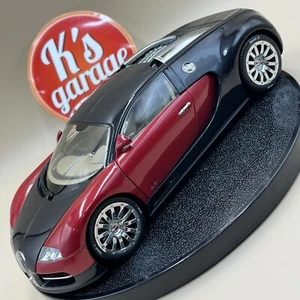 AUTOart 1/18 Bugatti 16.4 Veyron Frankfurt 2001 Black Red Diecast 70901 - Picture 1 of 23