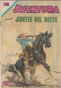 AVENTURA 658 JINETES DEL OESTE AGOSTO 1970 ED NOVARO SPANISH MEXICAN COMIC - Picture 1 of 1