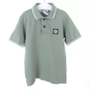 STONE ISLAND Poloshirt Polo T-Shirt Jungen Grün Gr. 8 128 - Bild 1 von 3