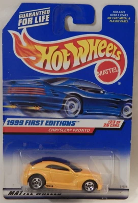 Chrysler Pronto PT Cruiser Hot Wheels primeras ediciones 1999-928 retirado 2016 Foto 1 de 4