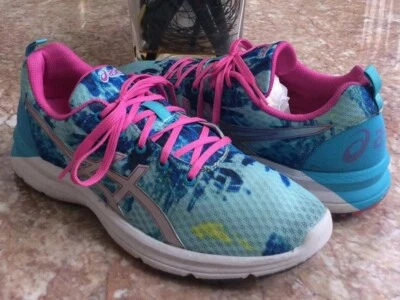 Zapatos deportivos para correr ASICS GEL-Corrido multicolores para mujer talla 11 #T796N usados en excelente estado Foto 1 de 4