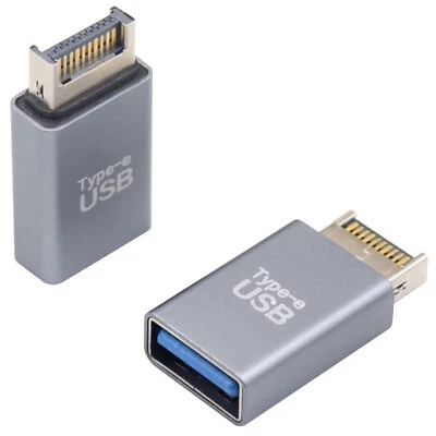 USB 3.0 Female To USB 3.1 Type E Male Front Panel Header Data Converter Adapter - Image 1 of 4