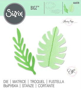 Sizzix Bigz Doodle Leaves die #666028 Retail $24.99 by Olivia Rose - Picture 1 of 8