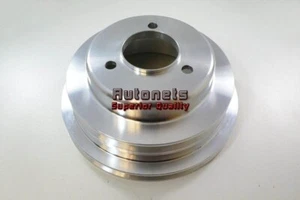 Big Block Chevy 396-454 Long Water Pump Crankshaft Pulley 3 Groove BBC LWP 1969+ - Picture 1 of 2