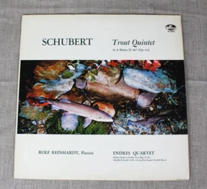 ROLF REINHART -Pianist, "SCHUBERT-TROUT QUINTET", Allegro Records, 1972 - Imagen 1 de 2