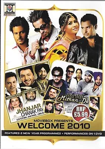 MOVIEBOX PRESENTS - WELCOME 2010 - BRAND NEW BOLLYWOOD MUSIC DVD - Picture 1 of 2