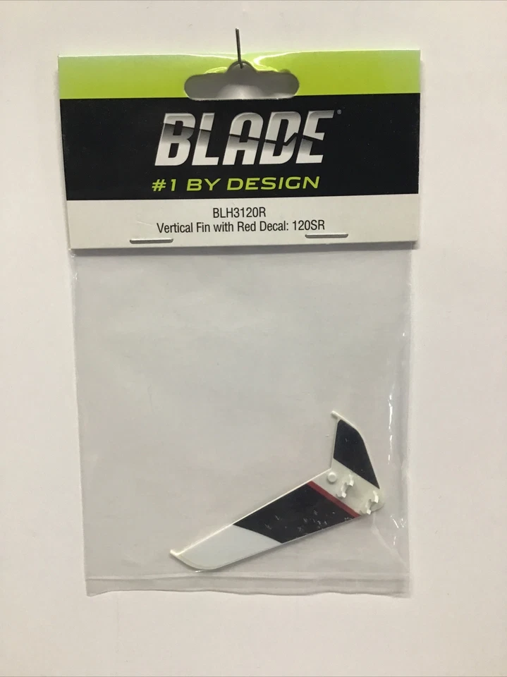 Blade BLH3120R Vertical Fin with Red Decal 120SR - Image 1 of 1