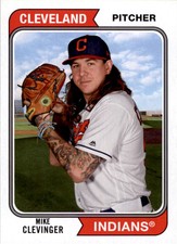 2020 Topps Archives #103 Mike Clevinger Cleveland Indians