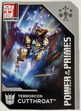 Transformers Power Of The Primes POTP Deluxe Terrorcon Cutthroat -Alchemist Card