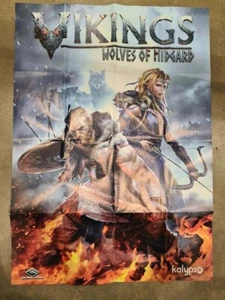 Vikings Wolves Of Midgard Doppelseitiges Papierposter Nur Kein Originalspiel - Bild 1 von 2