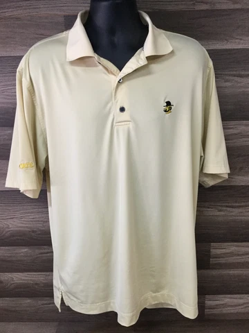 FootJoy Appalachian State Mountaineers Yellow Polo / Golf Shirt Men FJ Large. N1 Cover