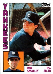 1984 Topps Baseball Card Roy Smalley SS-3B-1B New York Yankees sk0807