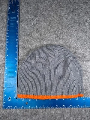 ABG Accessories Beanie Toque Mens OS Gray Knit Acrylic Nylon Blend Poly Lined - Image 1 of 4
