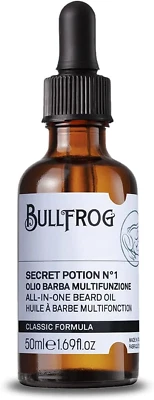 Bullfrog Olio Barba Multifunzione Secret Potion N.1 50ml - Profumato e nutriente