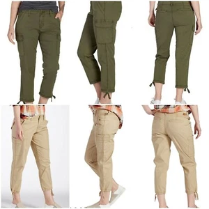 2 PR WOMEN'S *JAG* BRAND RELAXED BOYFRIEND (AUSTIN CROP) PANTS NWT'S ~ sz 2 - Picture 1 of 12