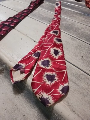 ВИНТАЖНЫЙ МУЖСКОЙ ШЕЛКОВЫЙ ГАЛСТУК ЭПОХИ СВИНГА ОТ ARROW - Изображение 1 из 4