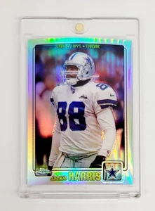 COME NUOVO #/ED RIFRATTORE PARALLELO 2001 Topps Chrome JACKIE HARRIS DALLAS COWBOYS NFL  - Foto 1 di 2