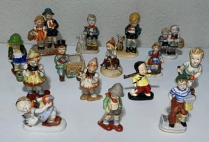 Lote De Colección 15 Estatuillas Animales Porcelana Niña y Niño Japón Ocupado RARO - Imagen 1 de 10