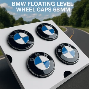 Genuine Floating BMW  Series 3 F30 Level Alloy Wheel Centre Caps 68mm Set of 4 - Picture 1 of 3