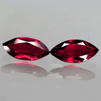 2.13Ct. Natural Gemstone Spessartine Garnet Red Marquise Facet Namibia Sparkling - Image 1 of 4