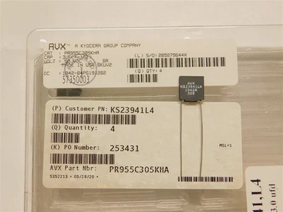 10 condensadores cerámicos multicapa radiales AVX Kyocera 3uF (3.000.000pF) 50 V 10 % Foto 1 de 3