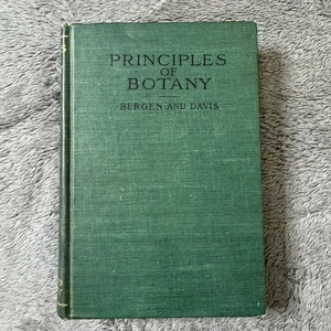 Antique Principles of Botany Book Bergen & Davis 1906 HC Illustrated Ginn & Co. - Bild 1 von 8