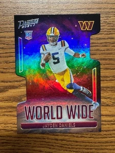 2024 Prestige World Wide #5 WW-JDS Jayden Daniels Washington Commanders (3207) - Bild 1 von 2