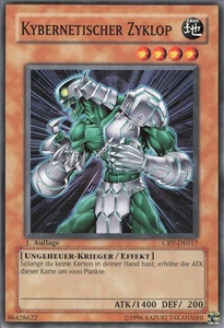 YuGiOh Kybernetischer Zyklop CRV-DE017 Common NM 1st - Bild 1 von 2