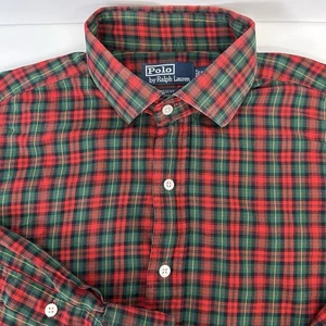 Polo Ralph Lauren Herren Regent klassische Passform kariert Urlaub Freizeit Knopfleiste XL - Bild 1 von 10
