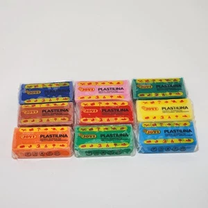 Jovi Plastilina Reusable and Non-Drying Modeling Clay 1.75 oz Bars - Set of 9 - Picture 1 of 1