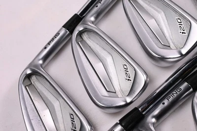 Ping i210 Irons / 4-PW+UW / Black Dot / Stiff Flex Dynamic Gold 120 S300 Shafts - Image 1 of 4