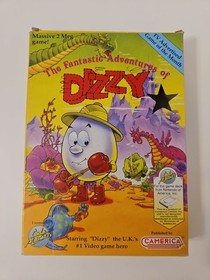 The Fantastic Adventures Of Dizzy Authentic Box Only Nintendo NES