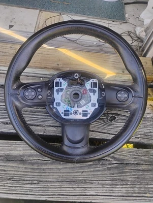 Mini Cooper R55 R56 R57 2007-14 volante cuero negro original OEM  Foto 1 de 4