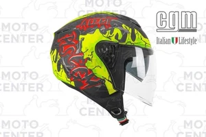 CASCO DEMI JET CGM 126X IPER ALERT VISIERA LUNGA TAGLIA L (59 Cm.) - Imagen 1 de 1