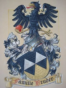 Familie Adelheid Karl Hans Bruder Adler C. Busch Ahnentafel 1930 Starke Görlitz - Bild 1 von 1