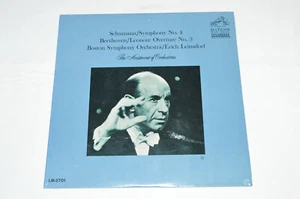 SCHUMANN Symphony No. 4 BEETHOVEN Leonore Overture LP 1964 NEW Boston Leinsdorf - Picture 1 of 2